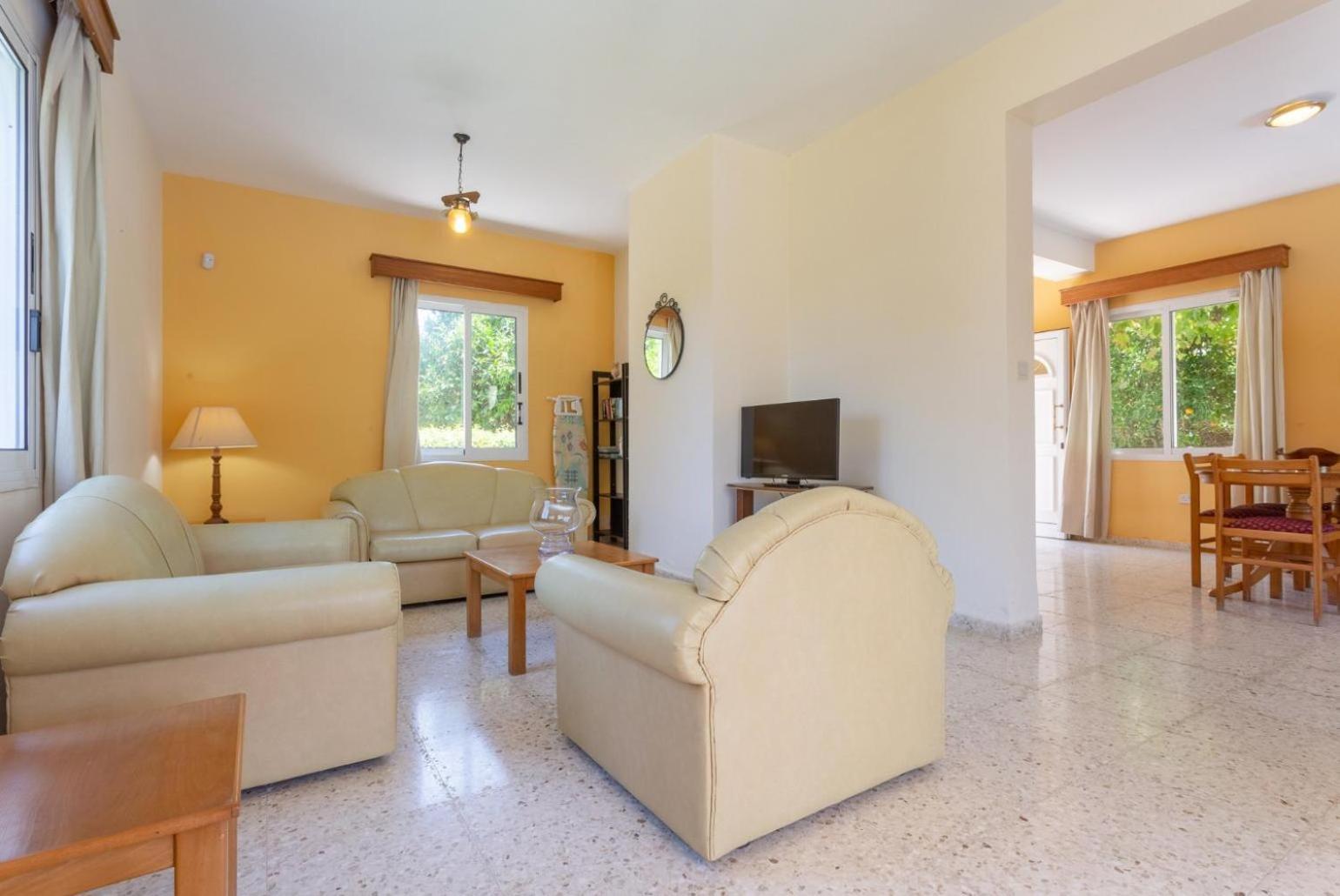 Sun Beach Villa Thio Polis Exterior foto